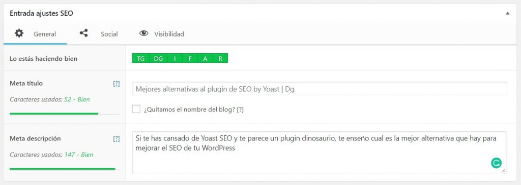The SEO Framework Mejor Plugin de SEO para WordPress